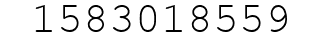Number 1583018559.