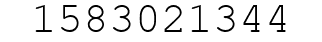 Number 1583021344.