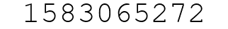Number 1583065272.