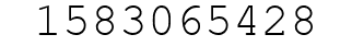 Number 1583065428.