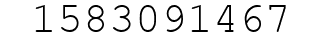 Number 1583091467.