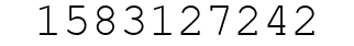 Number 1583127242.