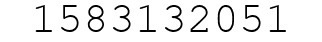 Number 1583132051.