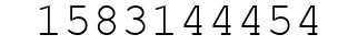 Number 1583144454.
