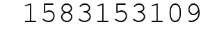 Number 1583153109.