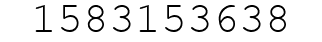 Number 1583153638.