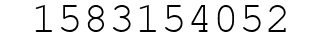 Number 1583154052.