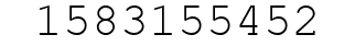 Number 1583155452.