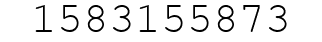 Number 1583155873.