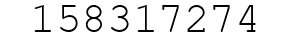Number 158317274.