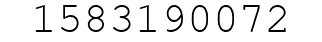 Number 1583190072.
