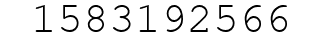 Number 1583192566.