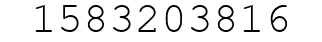 Number 1583203816.