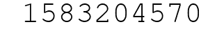 Number 1583204570.