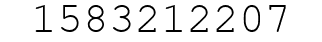 Number 1583212207.