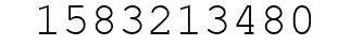 Number 1583213480.