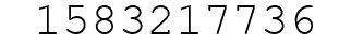 Number 1583217736.