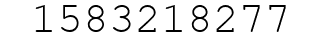 Number 1583218277.