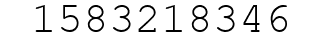 Number 1583218346.