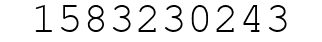 Number 1583230243.