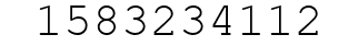 Number 1583234112.