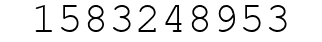 Number 1583248953.