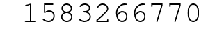 Number 1583266770.