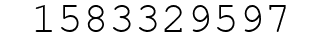 Number 1583329597.