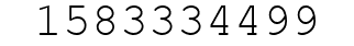 Number 1583334499.