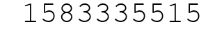 Number 1583335515.