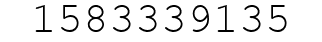 Number 1583339135.