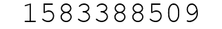 Number 1583388509.