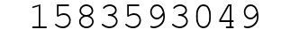 Number 1583593049.