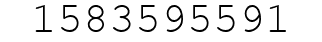 Number 1583595591.