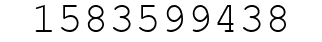Number 1583599438.