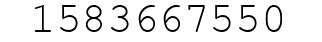 Number 1583667550.