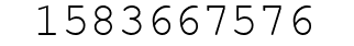 Number 1583667576.