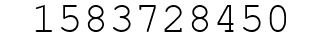 Number 1583728450.