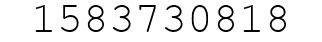 Number 1583730818.