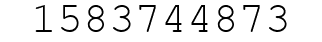 Number 1583744873.