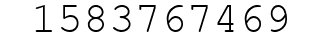 Number 1583767469.