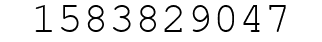 Number 1583829047.