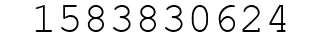 Number 1583830624.