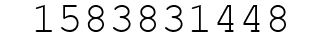 Number 1583831448.