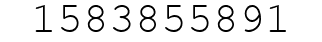 Number 1583855891.