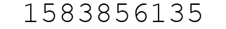 Number 1583856135.