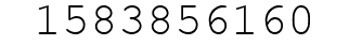 Number 1583856160.