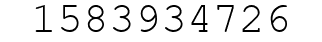 Number 1583934726.