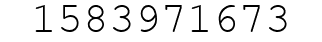Number 1583971673.
