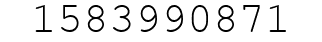 Number 1583990871.